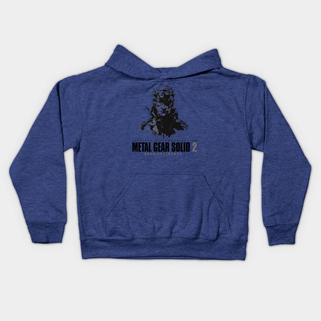 Metal Gear Solid 2 - Sons of Liberty Kids Hoodie by mono_terace